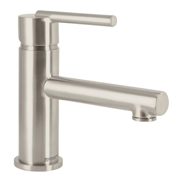 49940 - Monomando corto satín para lavabo, Foset Element