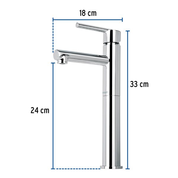 49929 - Monomando alto cromo para lavabo, Foset Element