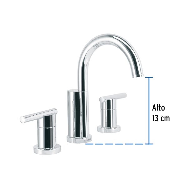 49926 - Mezcladora cromo para lavabo con taladros separados, Element