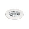 46612 - Luminario redondo blanco spot fijo, lámpara no incluida