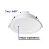 25087 - Luminario LED empotrable 7 W redondo, luz de día, Basic