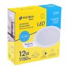 25088 - Luminario LED empotrable 12 W redondo, luz de día, Basic