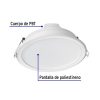 25088 - Luminario LED empotrable 12 W redondo, luz de día, Basic