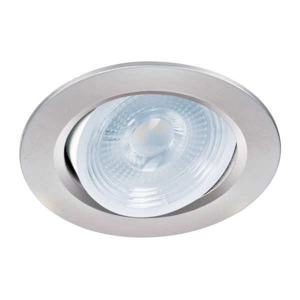 46946 - Luminario de LED 5 W empotrar redondo cromo spot dirigible