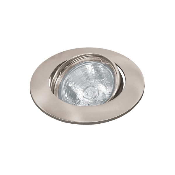 46616 - Luminario redondo satín spot dirigible, lámpara no incluida