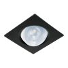 46948 - Luminario de LED 5 W empotrar cuadrado negro spot dirigible