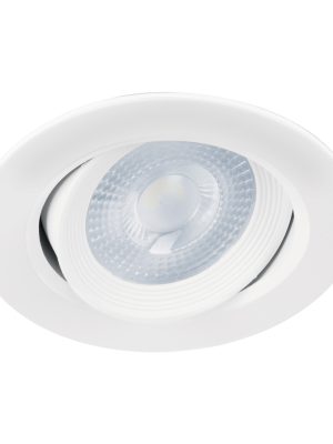 46944 - Luminario de LED 5 W empotrar redondo blanco spot dirigible