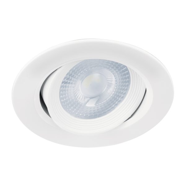 46944 - Luminario de LED 5 W empotrar redondo blanco spot dirigible