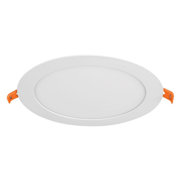 47410 - Luminario ultra delgado LED 12 W empotrar redondo luz cálida