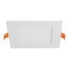 47406 - Luminario ultra delgado LED 6 W empotrar cuadrado luz cálida