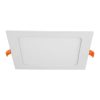 47407 - Luminario ultra delgado LED 12W empotrar cuadrado luz cálida
