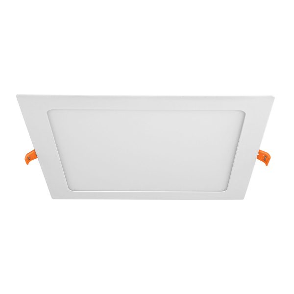 47408 - Luminario ultra delgado LED 18W empotrar cuadrado luz cálida
