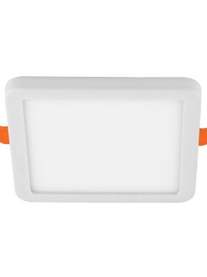 45670 - Luminario LED empotrable ajustable 8 W, cuadrado, luz de día