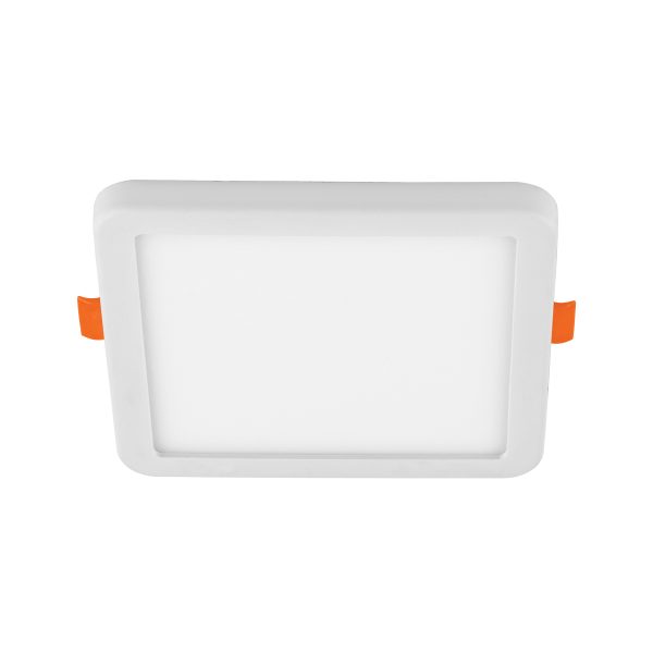 45670 - Luminario LED empotrable ajustable 8 W, cuadrado, luz de día