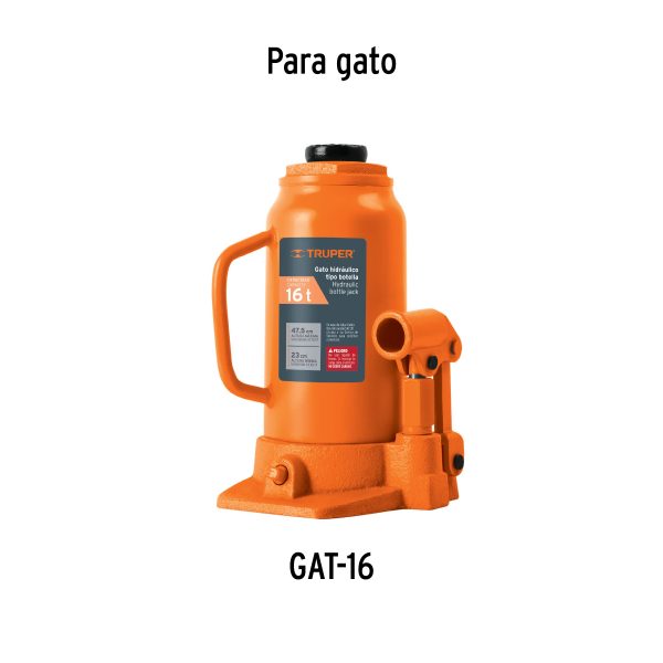 14844 - Empaques para gato hidráulico de botella de 16 Ton, Truper