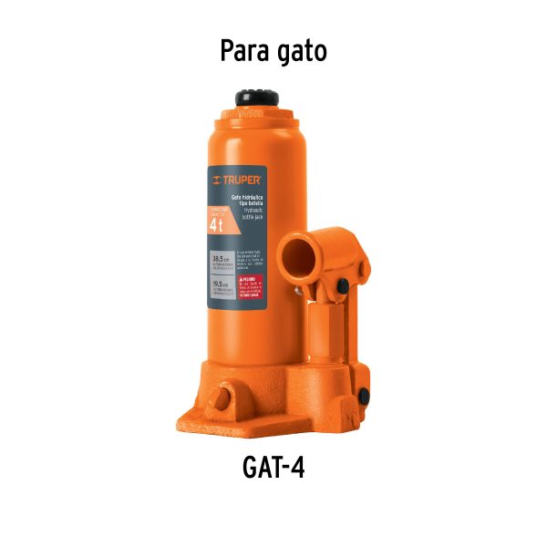 14813 - Empaques para gato hidráulico de botella de 4 Ton, Truper