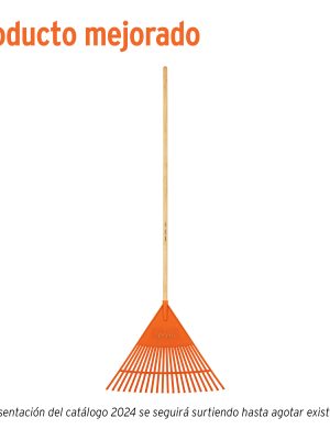 EP-22F.jpg 19785 - Escoba plástica para jardín, flexible, 22 dientes, mango 48'