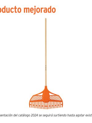 EP-23X.jpg 11107 - Escoba plástica para jardín, flexible, 23 dientes, mango 48'