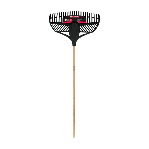 35193 - TruTough, 23' head poly leaf rake, 48' wood handle