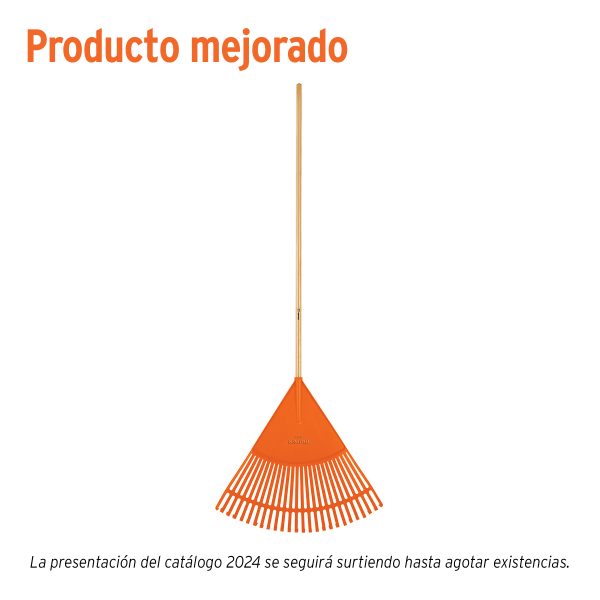 EP-26F.jpg 19787 - Escoba plástica para jardín, flexible, 26 dientes, mango 48'