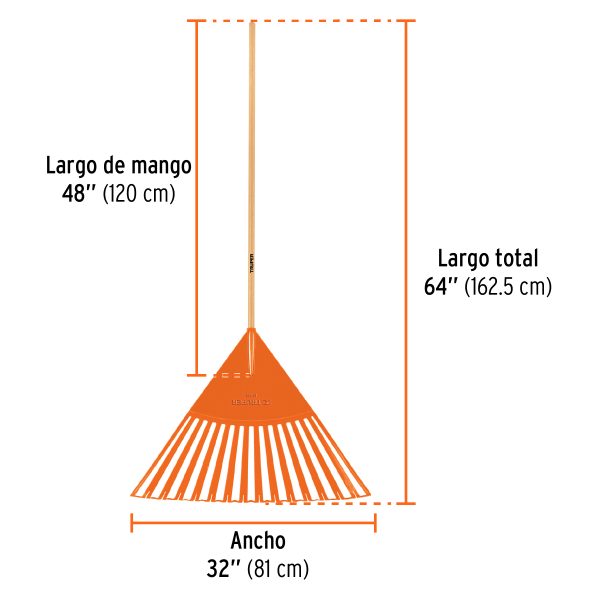 103367 - Escoba para alto volumen de hojas, Truper