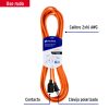 40189 - Extensión eléctrica uso rudo 6m 2x16 AWG para 1 clavija