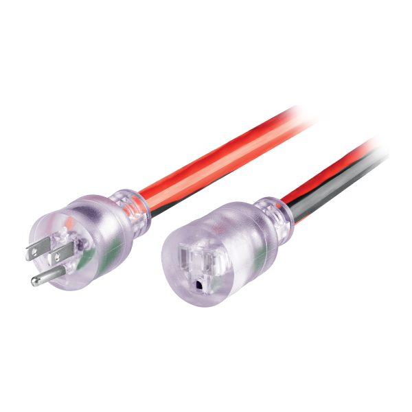 49364 - Extensión reforzada aterrizada 100% cobre, 10 m, calibre 10