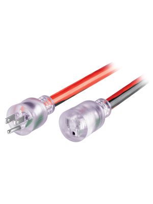 48376 - Extensión reforzada aterrizada 100% cobre, 30 m, calibre 10