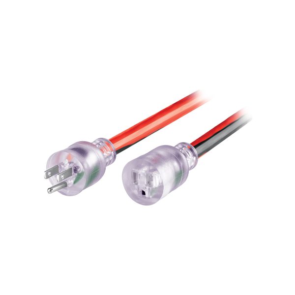 48376 - Extensión reforzada aterrizada 100% cobre, 30 m, calibre 10