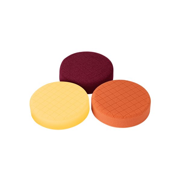 103438 - Juego de 3 esponjas p/pulir de 5' hook and loop,TRUPER