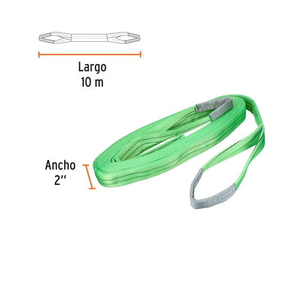 ESLI-210FC1.jpg 17871 - Eslinga de poliéster, ojo a ojo, 2' x 10 m, Truper
