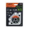 102860 - Escuadra magnética 3-1/4' para soldar, capacidad 25 kg