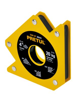 28243 - Escuadra magnética 4' para soldar, capacidad 20 kg, PRETUL