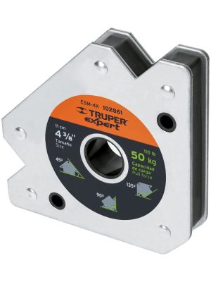 102861 - Escuadra magnética 4-3/8' para soldar, capacidad 50 kg