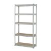 29021 - Estante metálico 5 repisas MDF cap. 35 Kg,150x30x75, PRETUL