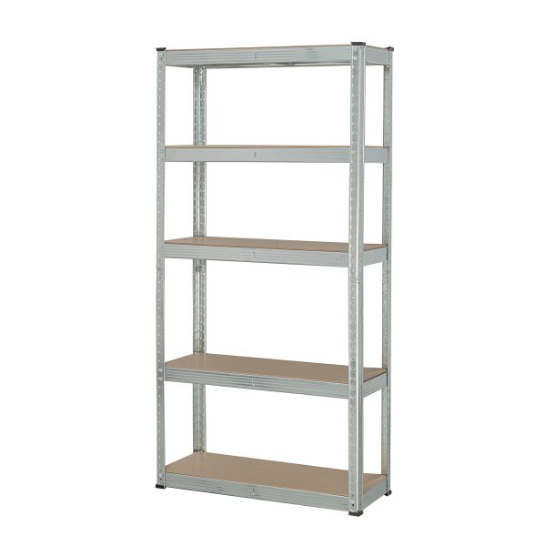 29021 - Estante metálico 5 repisas MDF cap. 35 Kg,150x30x75, PRETUL