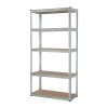 ESME-352.jpg 29022 - Estante metálico 5 repisas MDF cap. 35 Kg,180x40x90, PRETUL