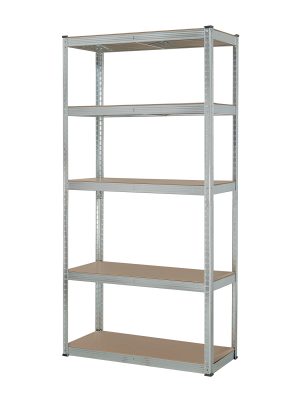 ESME-352.jpg 29022 - Estante metálico 5 repisas MDF cap. 35 Kg,180x40x90, PRETUL