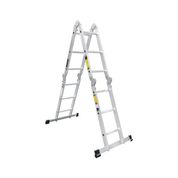 100495 - Escalera multiposición 12 peldaños, Tipo I, Truper