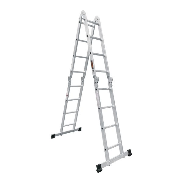 101906 - Escalera multiposición 16 peldaños, Tipo I, Truper