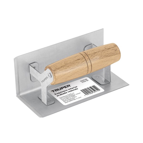 103728 - Esquinero interior, para acabado redondeado, Truper