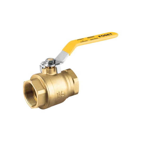 45327 - Válvula de esfera para gas, roscable, 1-1/2', alta presión