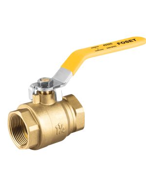 45325 - Válvula de esfera para gas, roscable, 1-1/4', alta presión