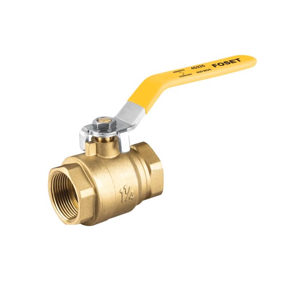 45325 - Válvula de esfera para gas, roscable, 1-1/4', alta presión