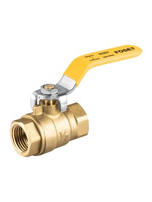 45297 - Válvula de esfera para gas, roscable, 1/2', alta presión