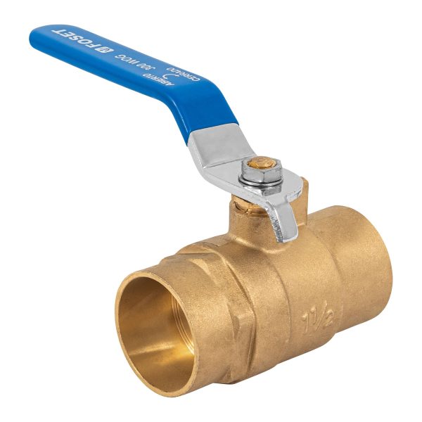 49010 - Válvula de esfera de latón, soldable 1-1/2', Foset