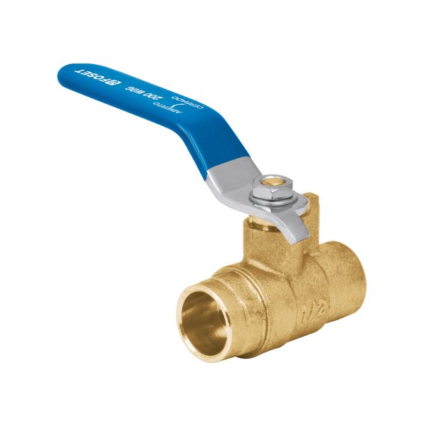 49006 - Válvula de esfera de latón, soldable 1/2', Foset