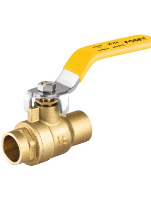 45374 - Válvula de esfera para gas, soldable, 1/2', alta presión