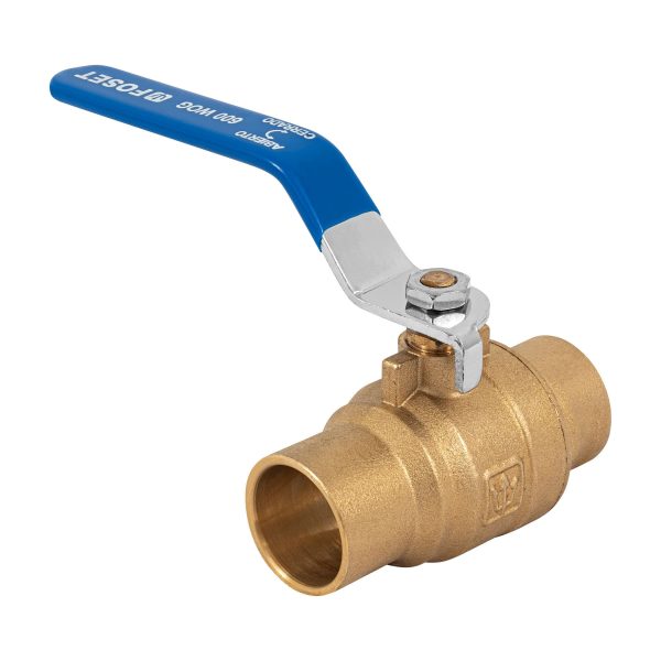 49483 - Válvula de esfera, de latón, soldable, 1', alta presión