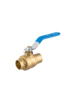 49482 - Válvula de esfera, de latón, soldable, 3/4', alta presión